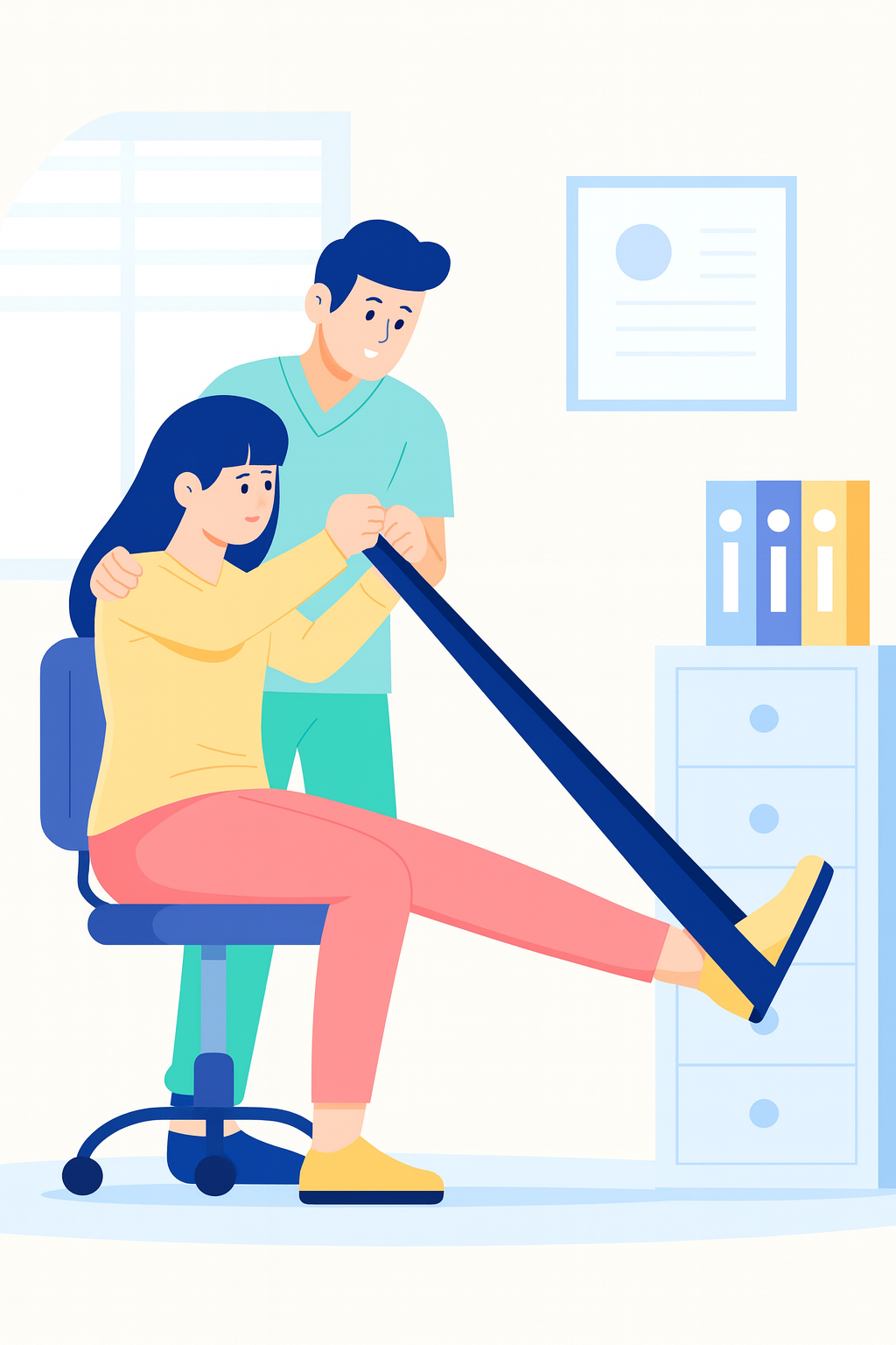 Physio Helping Vector